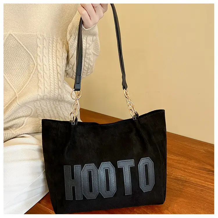 Large Capacity Korean Style Letter Shoulder Bag for Women — feature 13