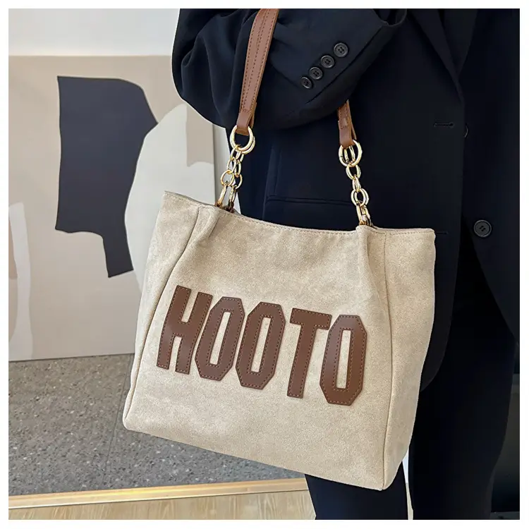 Large Capacity Korean Style Letter Shoulder Bag for Women — feature 16