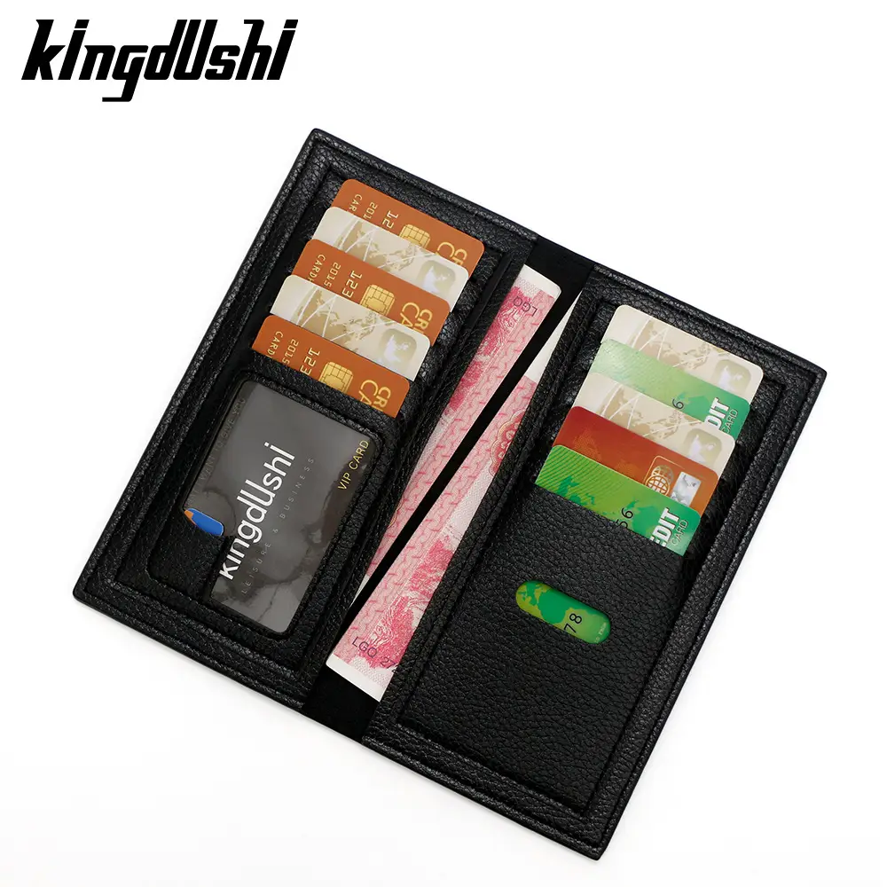 Men's Long Wallet Korean Style Pebbled Pattern Multi Card Slot - Image 6