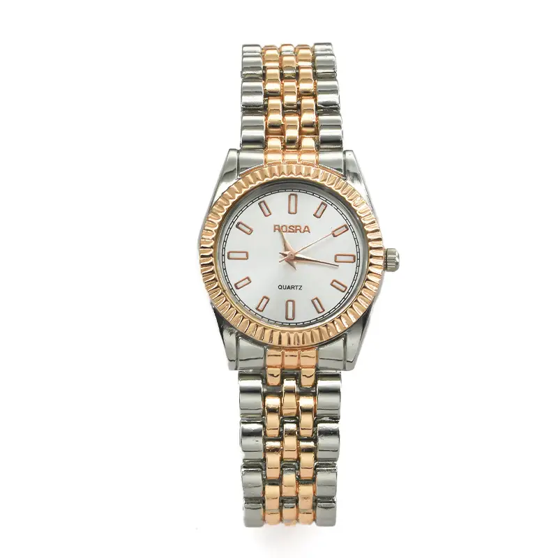 Men Women Steel Band Quartz Watch Light Blue Dial - Image 11