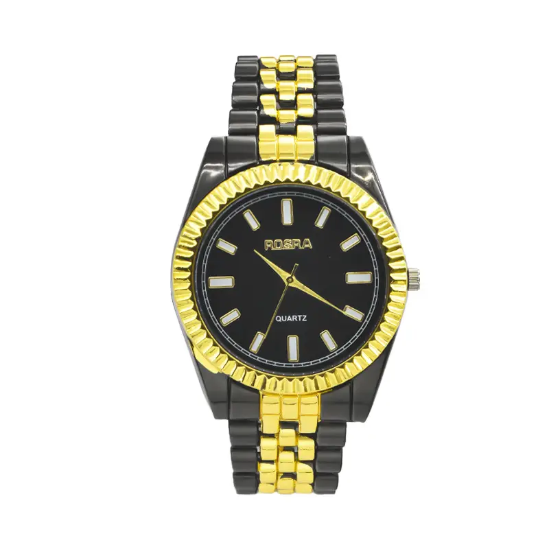 Men Women Steel Band Quartz Watch Light Blue Dial - Image 3