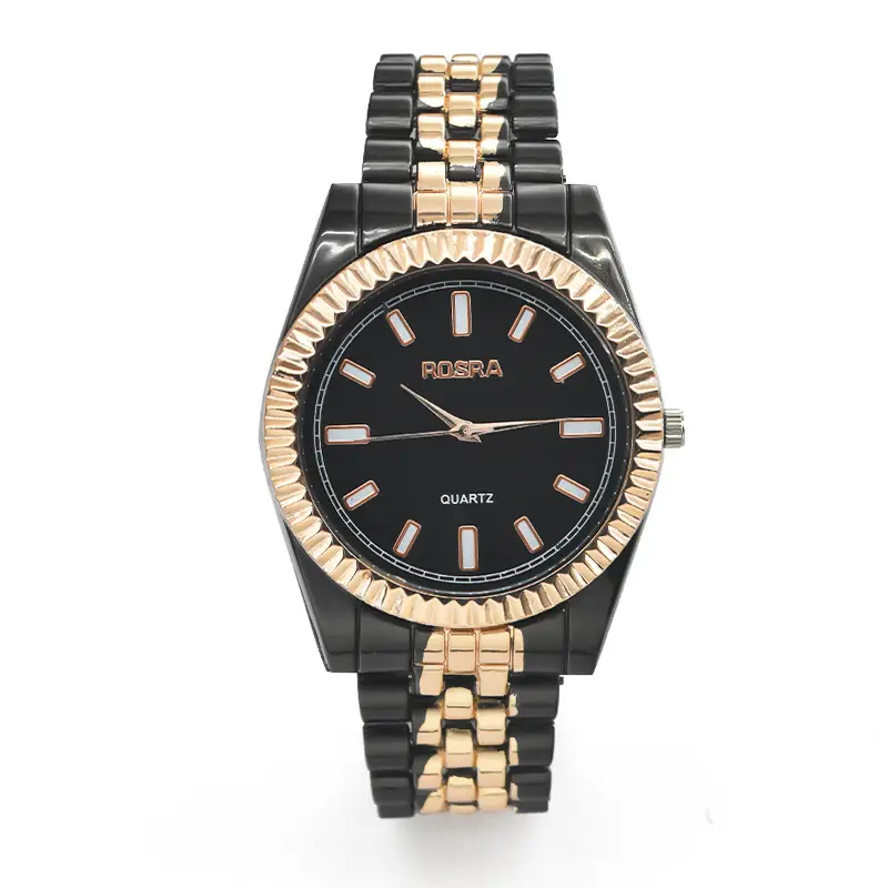 Men Women Steel Band Quartz Watch Light Blue Dial - Image 5
