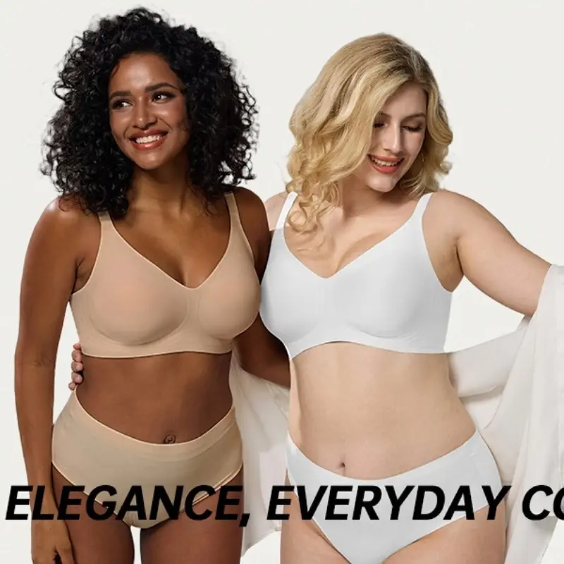 Seamless Jelly Underwear Women Large Size No Steel Rims — feature 12