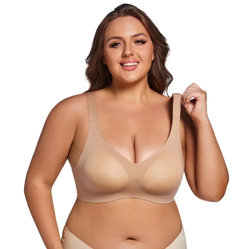 Seamless Jelly Underwear Women Large Size No Steel Rims — feature 14