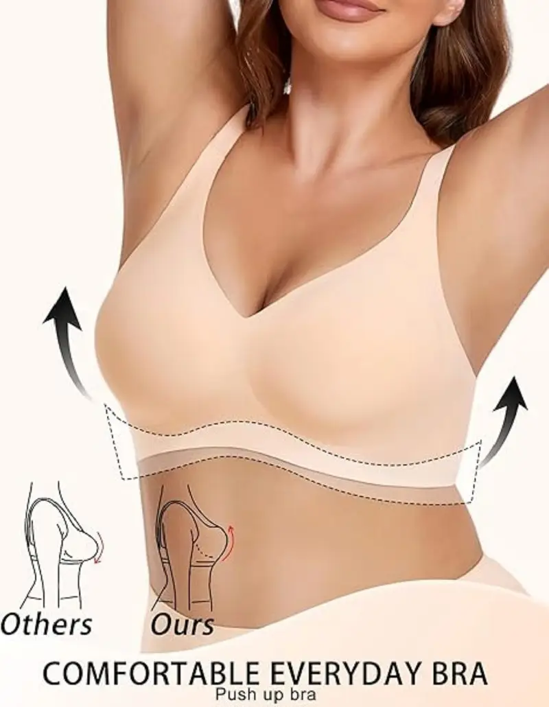 Seamless Jelly Underwear Women Large Size No Steel Rims — feature 4