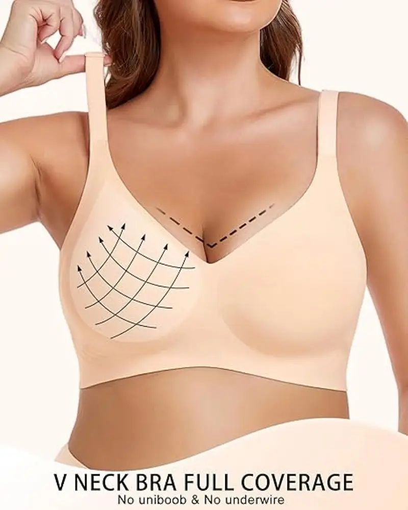 Seamless Jelly Underwear Women Large Size No Steel Rims — feature 5
