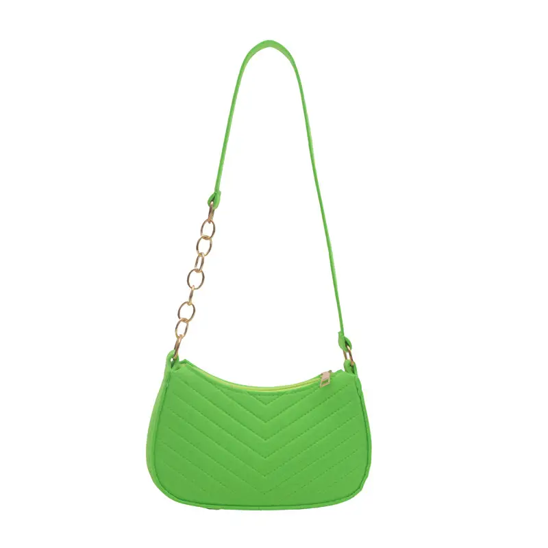 Women's Blue Felt Shoulder Bag with Pom Pom - Image 13