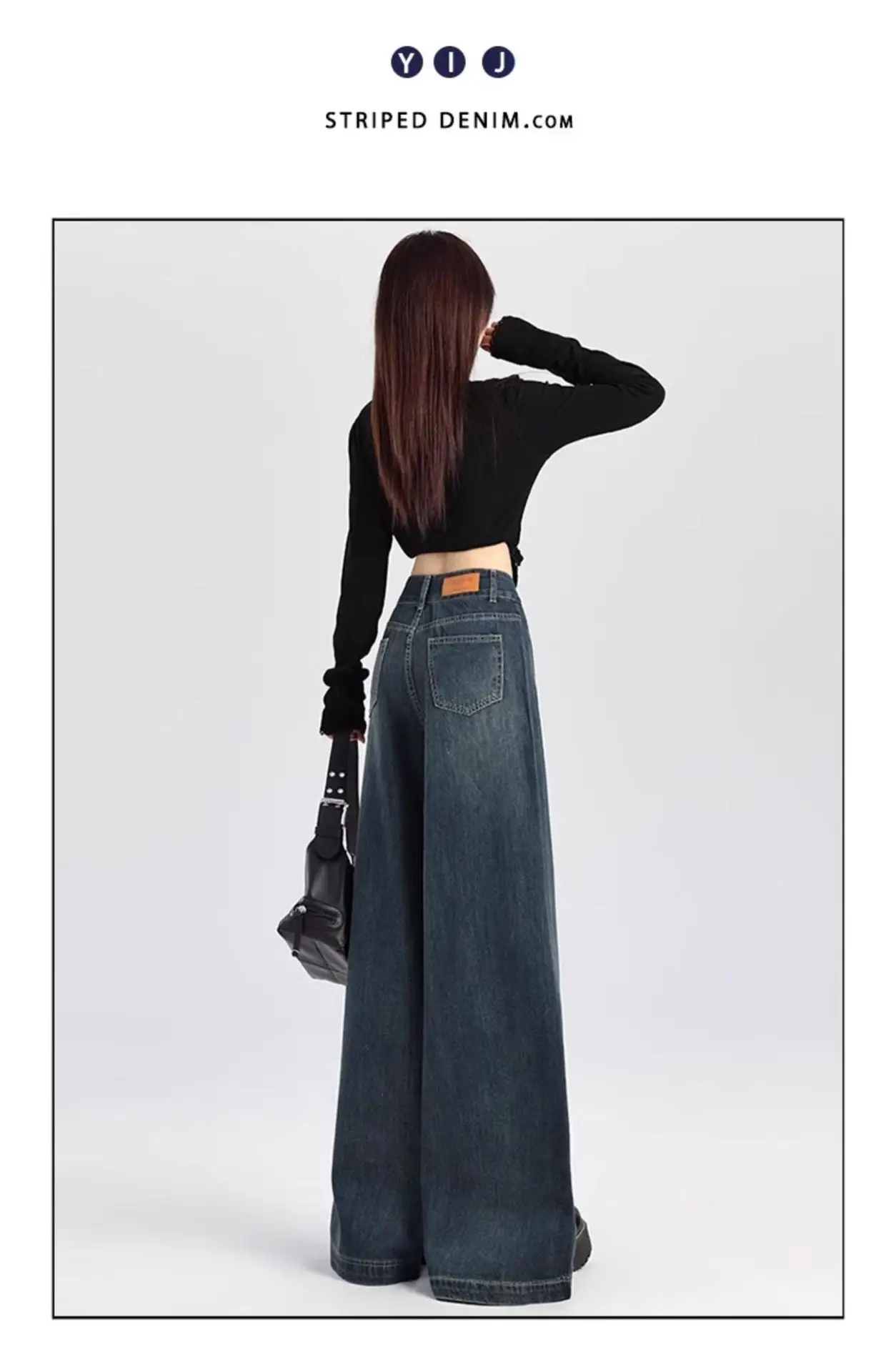 Dark Blue Wide Leg Jeans for Women 2026 — feature 1