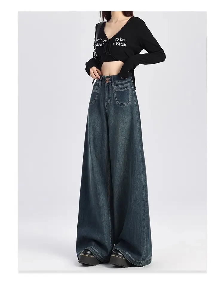 Dark Blue Wide Leg Jeans for Women 2026 — feature 14