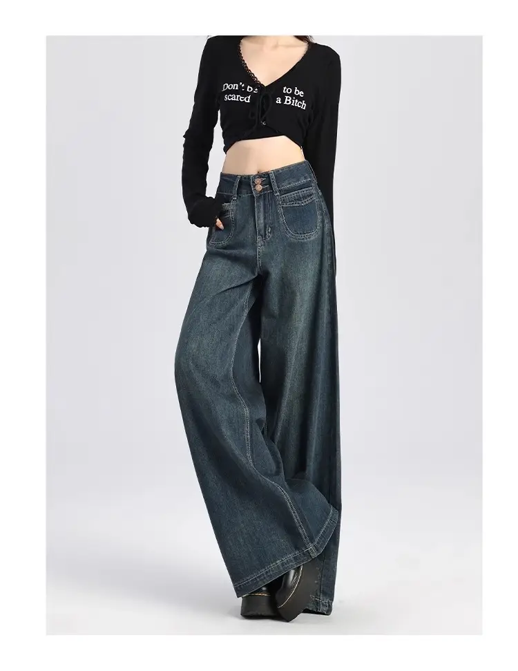 Dark Blue Wide Leg Jeans for Women 2026 — feature 18