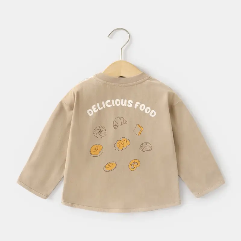 Boys Long Sleeve Bear Print T-Shirt Spring - Image 5