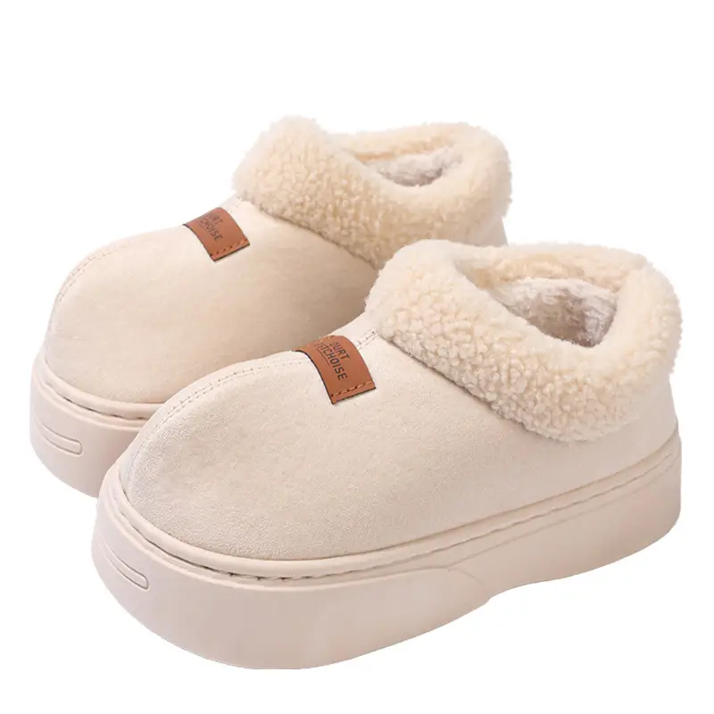 Astro Boy Large Shoes Bag Heel Cotton Slippers Women's Winter Warm Home Thick Sole Outwear Household All-inclusive Cotton Shoes for Winter