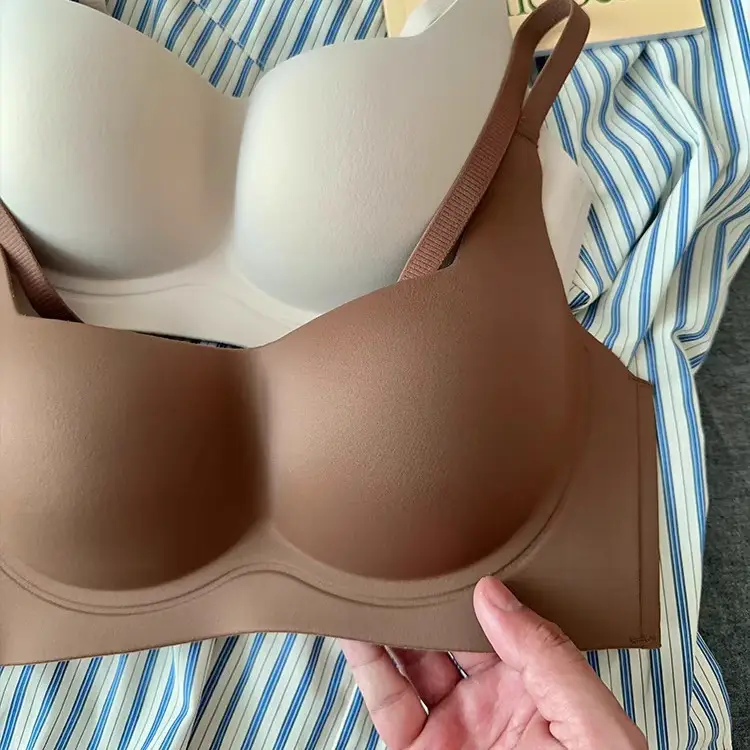 Gather-up Underwear Girl's Small Chest Show Large Upper Collapsed Auxilary Breast Anti-sagging Soft Support No Steel Rings Collapsed Auxilary Breast Bra