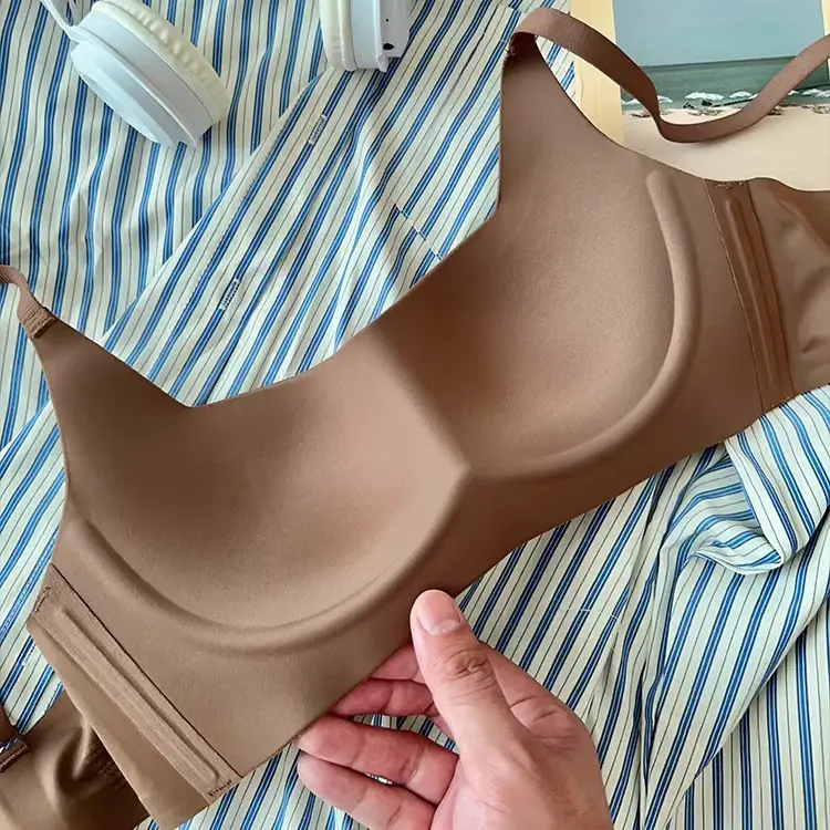 Gather-up Underwear Girl's Small Chest Show Large Upper Collapsed Auxilary Breast Anti-sagging Soft Support No Steel Rings Collapsed Auxilary Breast Bra