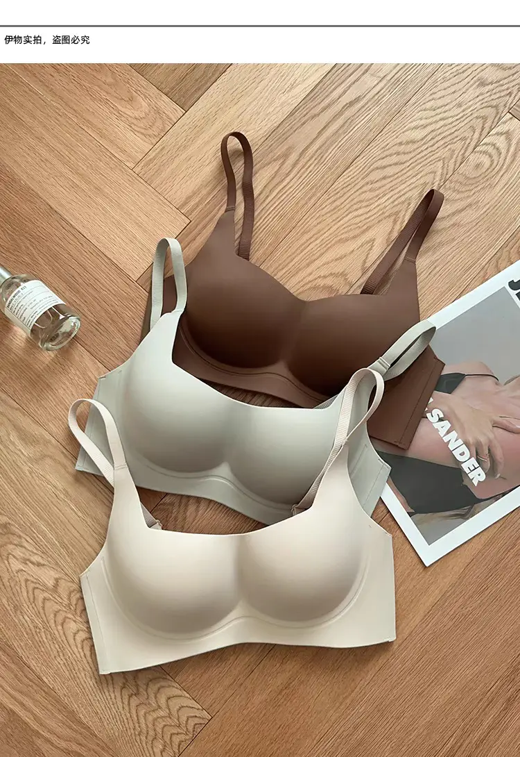 Gather-up Underwear Girl's Small Chest Show Large Upper Collapsed Auxilary Breast Anti-sagging Soft Support No Steel Rings Collapsed Auxilary Breast Bra — feature 2
