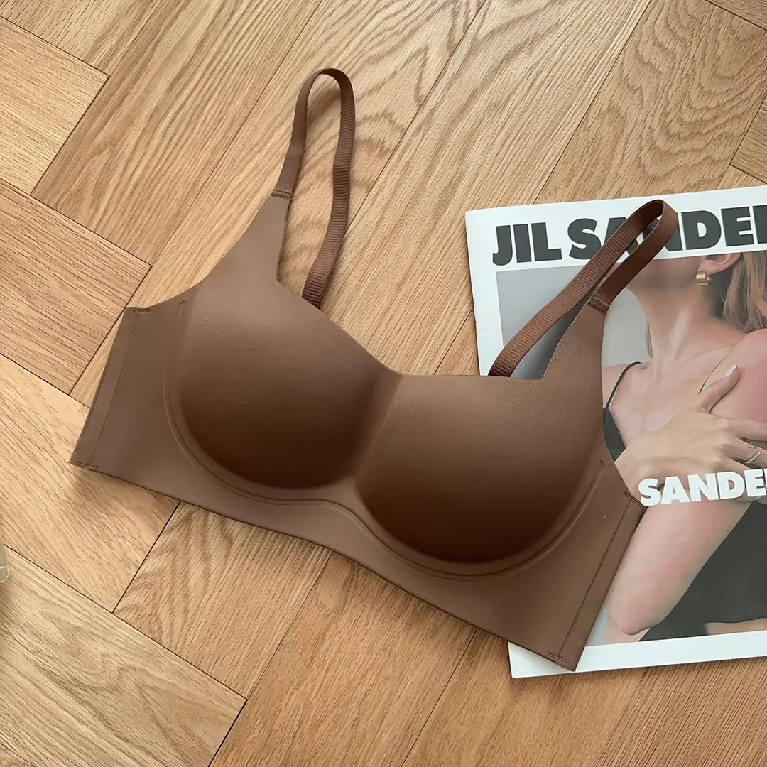 Gather-up Underwear Girl's Small Chest Show Large Upper Collapsed Auxilary Breast Anti-sagging Soft Support No Steel Rings Collapsed Auxilary Breast Bra