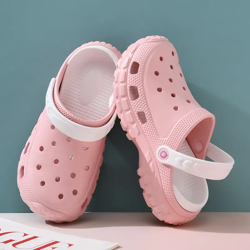 Hole Shoes Thick-soled Women's Summer Outer Wear Platform Bottom Non-slip Sandals and Slippers Beach Wear-resistant Non-stinky Foot Candy Color Slippers - Image 7