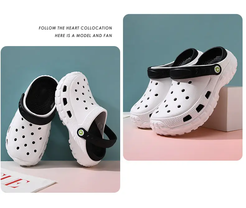 Hole Shoes Thick-soled Women's Summer Outer Wear Platform Bottom Non-slip Sandals and Slippers Beach Wear-resistant Non-stinky Foot Candy Color Slippers — feature 16