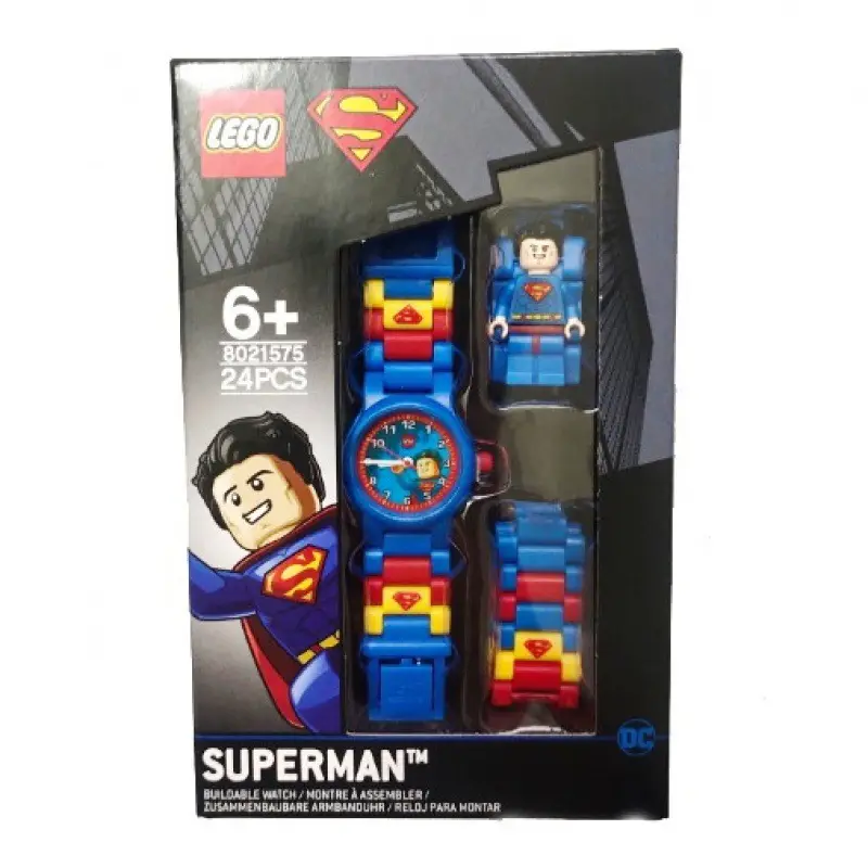 Compatible Lego Kids Watch Toy Assembled Blocks Police Batman Superman Phantom Ninja Kay Emmett - Image 8