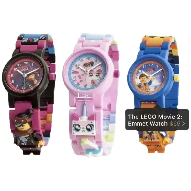 Compatible Lego Kids Watch Toy Assembled Blocks Police Batman Superman Phantom Ninja Kay Emmett - Image 10