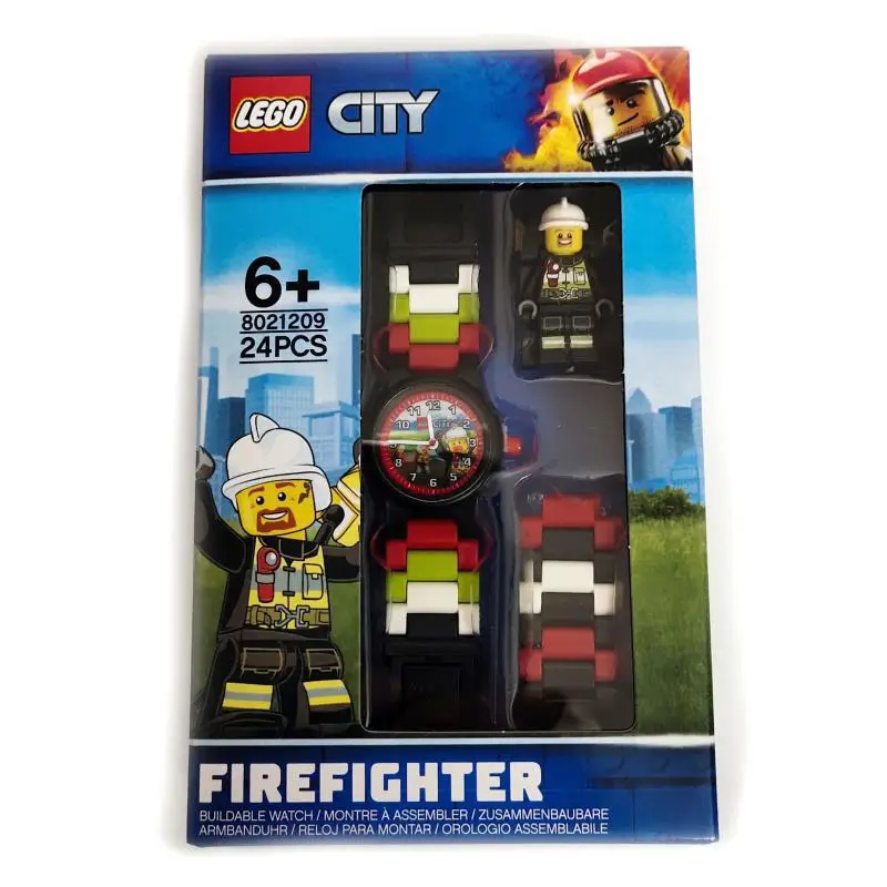 Compatible Lego Kids Watch Toy Assembled Blocks Police Batman Superman Phantom Ninja Kay Emmett — feature 2