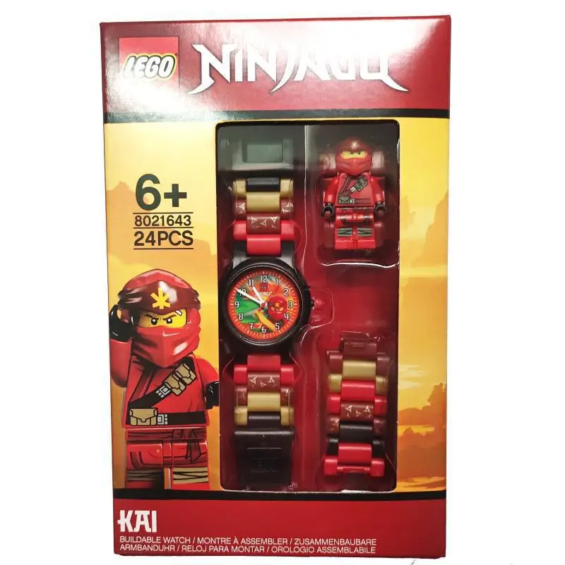 Compatible Lego Kids Watch Toy Assembled Blocks Police Batman Superman Phantom Ninja Kay Emmett — feature 6