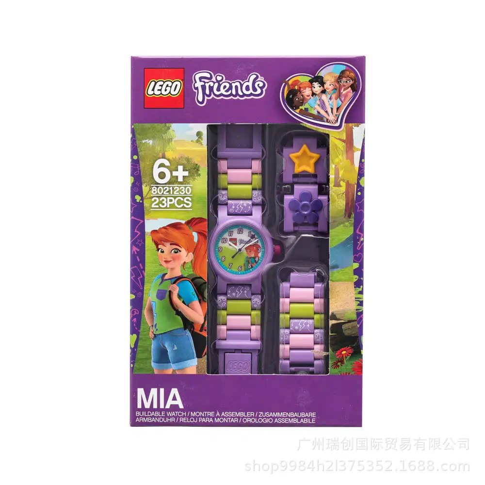 Compatible Lego Kids Watch Toy Assembled Blocks Police Batman Superman Phantom Ninja Kay Emmett - Image 5