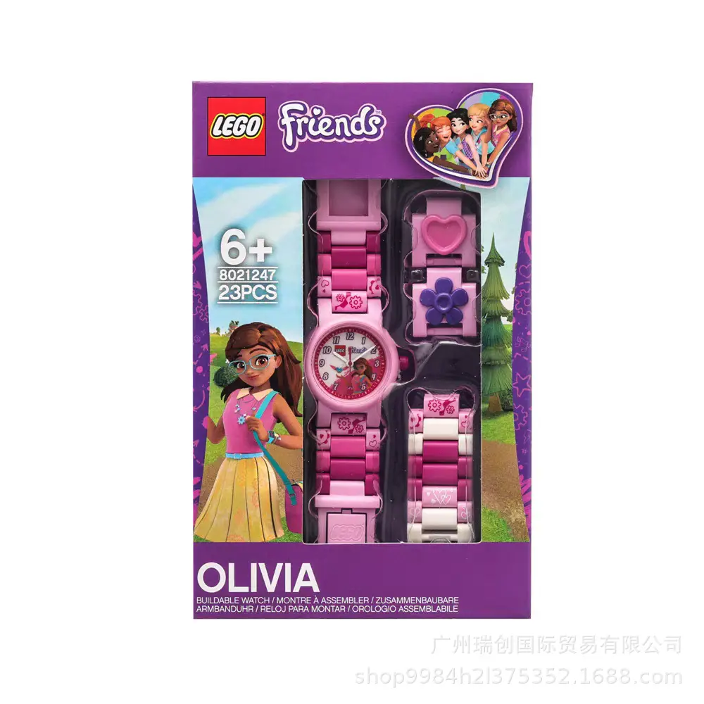 Compatible Lego Kids Watch Toy Assembled Blocks Police Batman Superman Phantom Ninja Kay Emmett - Image 6