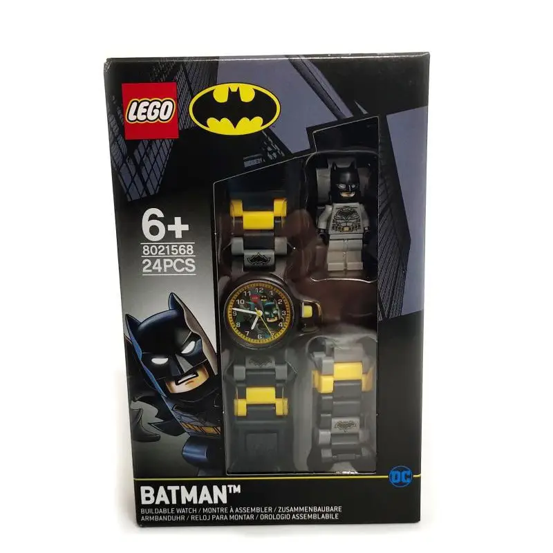 Compatible Lego Kids Watch Toy Assembled Blocks Police Batman Superman Phantom Ninja Kay Emmett - Image 2