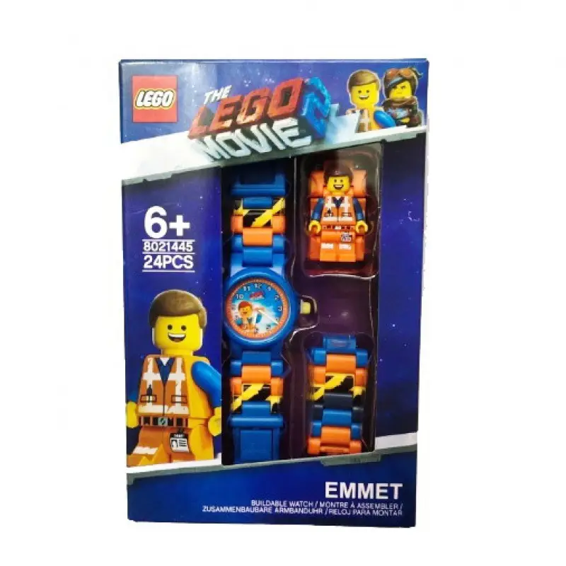 Compatible Lego Kids Watch Toy Assembled Blocks Police Batman Superman Phantom Ninja Kay Emmett - Image 3