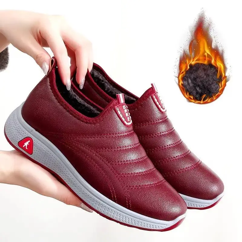 2026 New Winter Plush Snow Boots, Plush, Non-Slip, Warm, Comfortable, Stylish, Versatile Slip-On Loafers