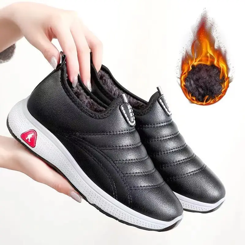 2026 New Winter Plush Snow Boots, Plush, Non-Slip, Warm, Comfortable, Stylish, Versatile Slip-On Loafers