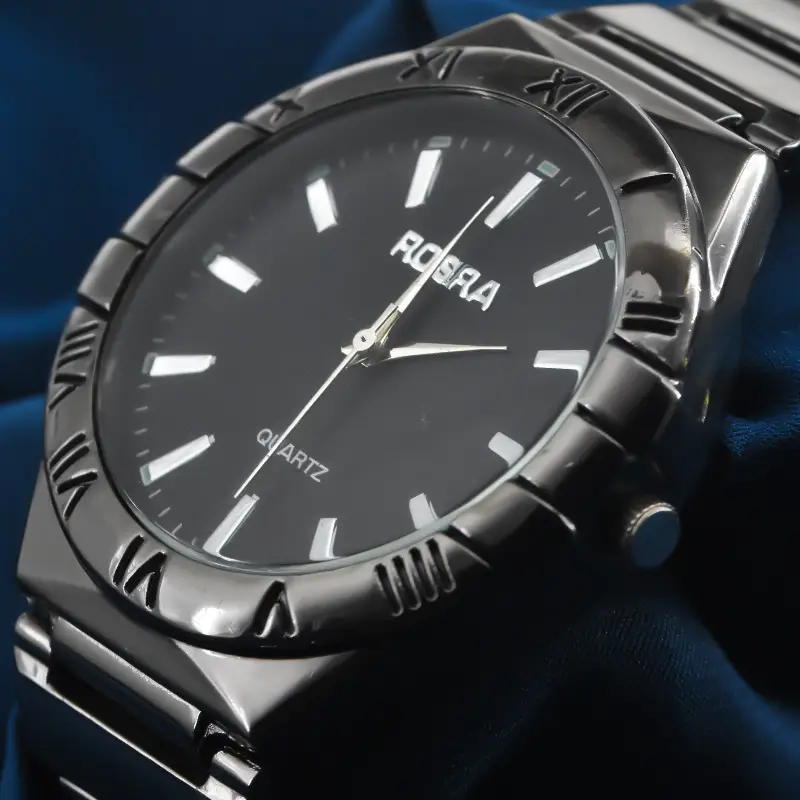 Men's European Quartz Watch Silver Steel Band — feature 14