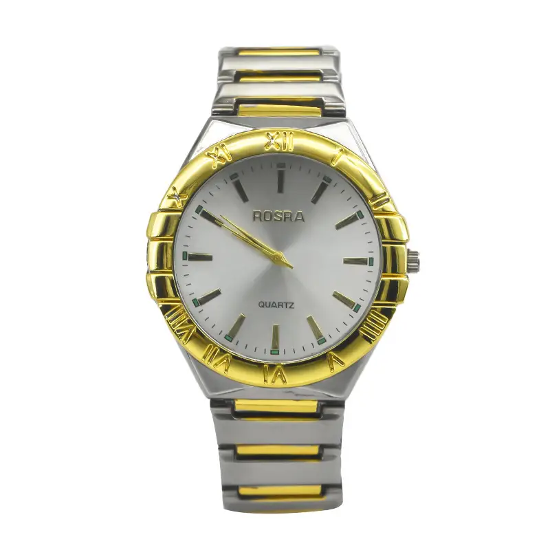 Men's European Quartz Watch Silver Steel Band - Image 3