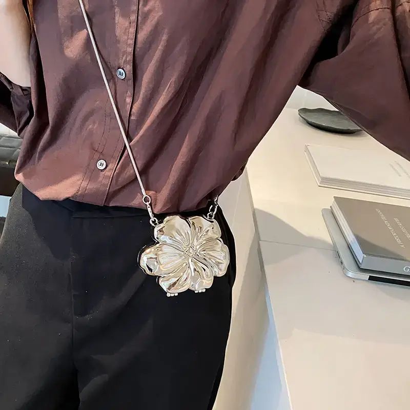 Artistic Flower Mini Crossbody Bag for Women - Image 5
