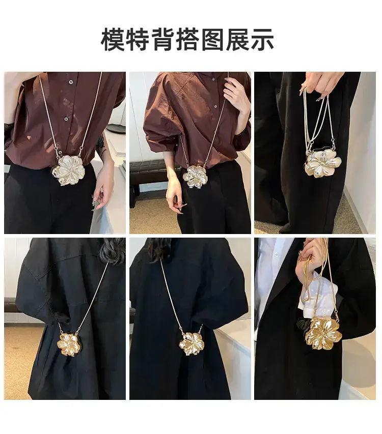 Artistic Flower Mini Crossbody Bag for Women — feature 8