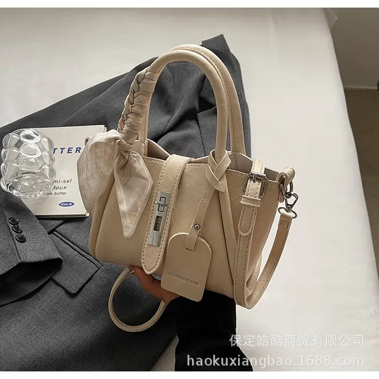 Maillard Women's Brown Leather Handbag 2024 New Trendy — feature 22