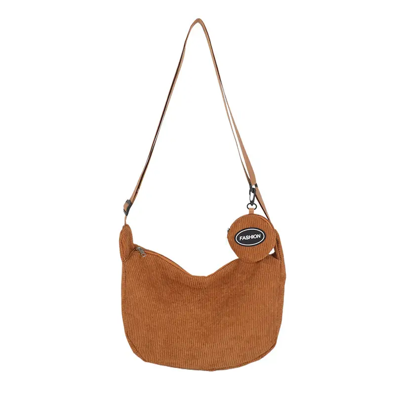 Pink Knitted Shoulder Bag Large Capacity Korean Style - Image 11