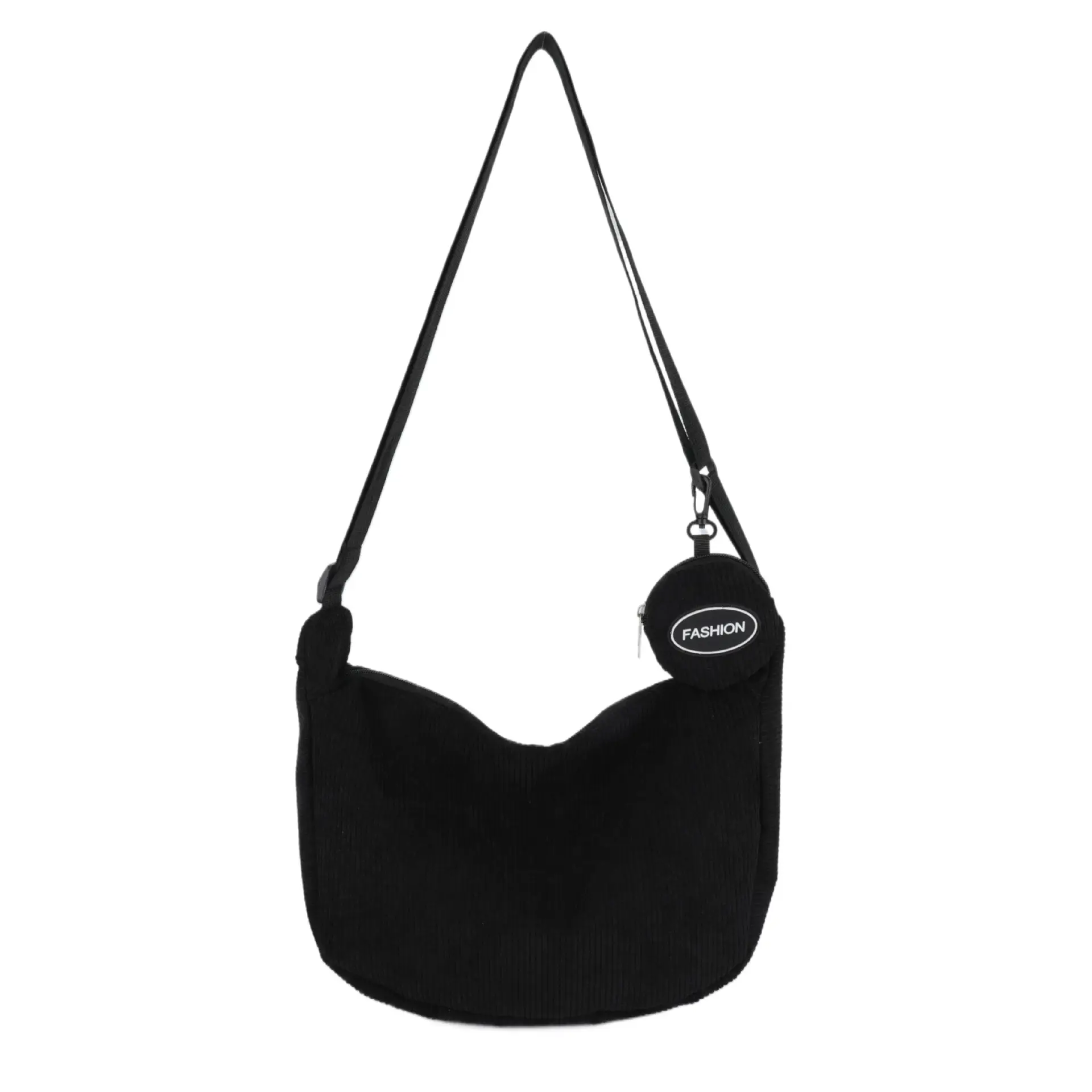 Pink Knitted Shoulder Bag Large Capacity Korean Style - Image 6