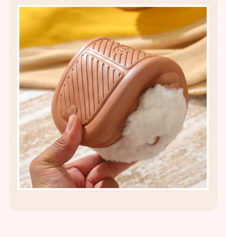 New Cartoon Cotton Slippers for Women Autumn and Winter Wholesale Home Baotou Couple Home Warm Non-slip Plush Cotton Slippers for Men — feature 6