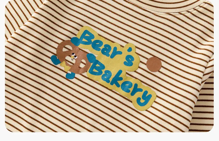 Dudu Boys Winter Cartoon T-Shirt with Bear Head Design — feature 23