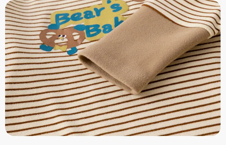 Dudu Boys Winter Cartoon T-Shirt with Bear Head Design — feature 24