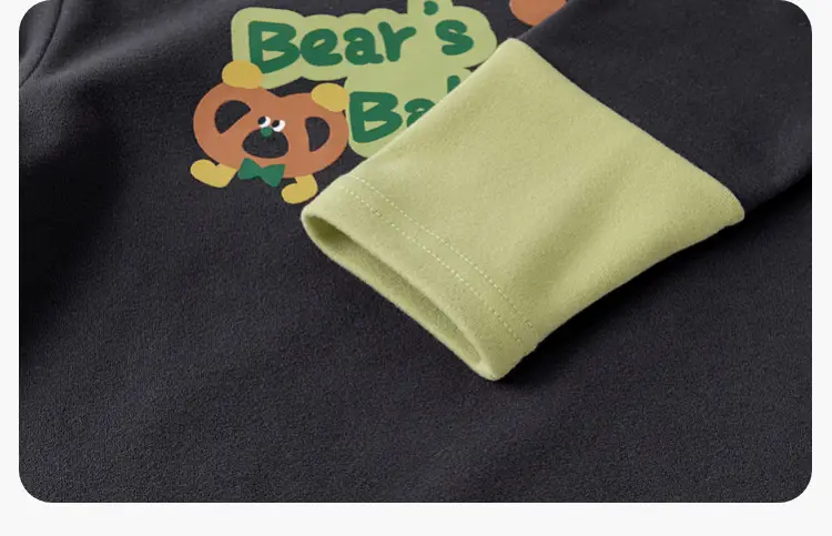 Dudu Boys Winter Cartoon T-Shirt with Bear Head Design — feature 29