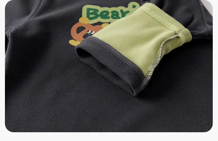 Dudu Boys Winter Cartoon T-Shirt with Bear Head Design — feature 30