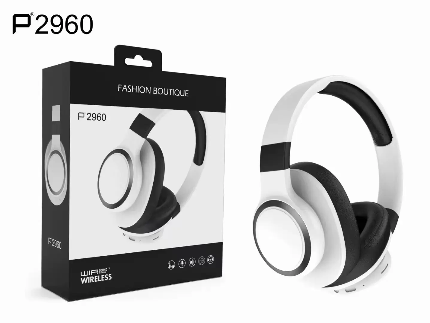 Wireless Bluetooth Headset with 8H Battery & 24H FM Radio - Image 2