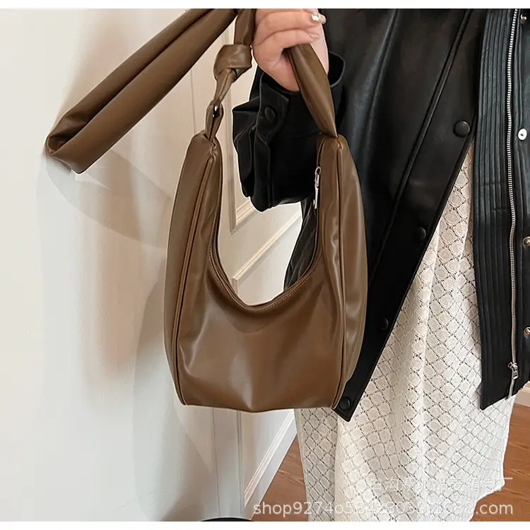 Retro Brown Leather Shoulder Bag for Women 2026 — feature 21