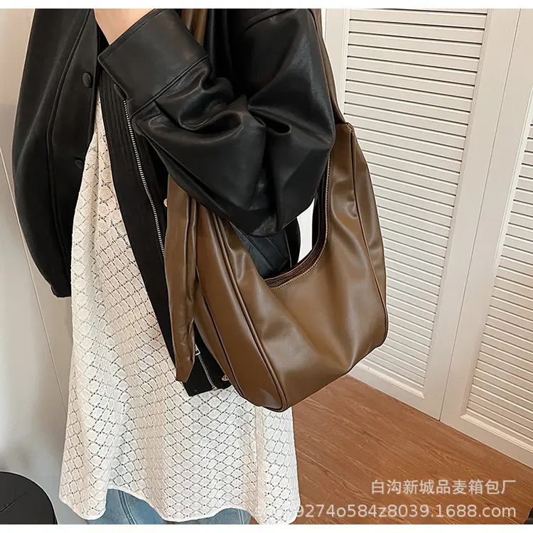 Retro Brown Leather Shoulder Bag for Women 2026 — feature 24
