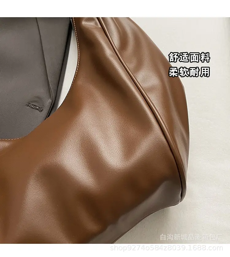 Retro Brown Leather Shoulder Bag for Women 2026 — feature 4