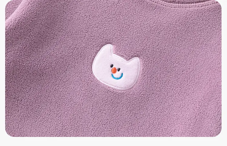 Baby Half-High Collar T-Shirt Brown Winter Warm — feature 22
