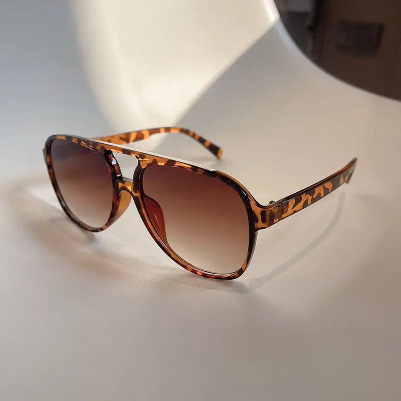 European American Cross Border Double Beam Sunglasses Fashion Large Frame Cyber Popular Toad Sunglasses Ins Personalized Retro Flower Bag Glasses Trendy — feature 11
